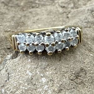 Gold and Diamonds Vintage-Inspired Diamond Ring